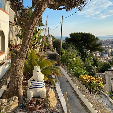 Superbe Appartement Grande Corniche Vue Sur Mer Nice A 4 Min Du Centre Ville Exterior foto